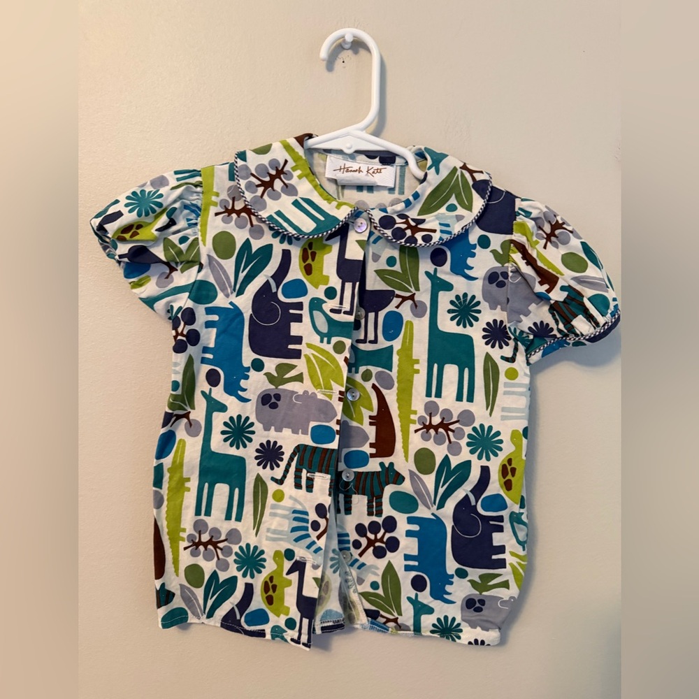 Hannah Kate Animal Print Kids Shirt